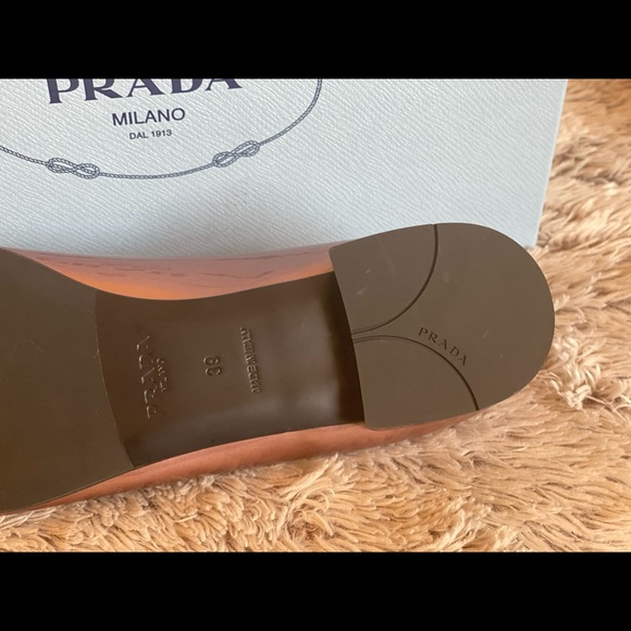 Prada logo mauve ballerina flat - Picture 4 of 4